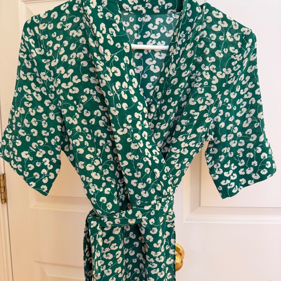 Silk Wrap Dress - Picture 2 of 2